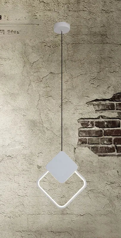 Circular LED Pendant Light with Concentric Circular Form