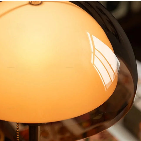 Dome Shade Table Lamp with Pull-Chain Switch