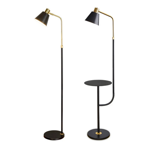 Adjustable Reading Floor Lamp with Angled Reading Shade