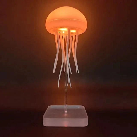 Jellyfish-Inspired LED Table Lamp with Warm Ambient Lighting for Bedroom and Living Room Decor