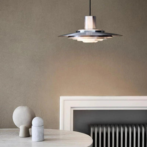 Metallic UFO Pendant Light for Kitchen Island — product view