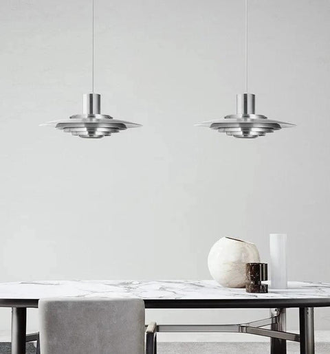 Metallic UFO Pendant Light for Kitchen Island — product view