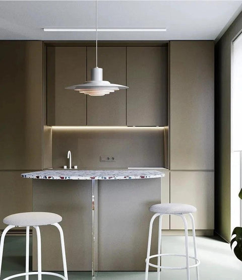 Metallic UFO Pendant Light for Kitchen Island — product view
