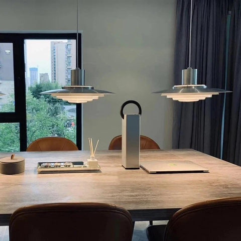 Metallic UFO Pendant Light for Kitchen Island — product view