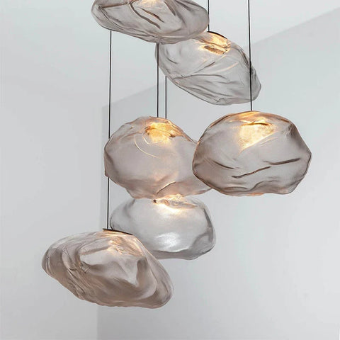 Smoked Glass Pendant Light