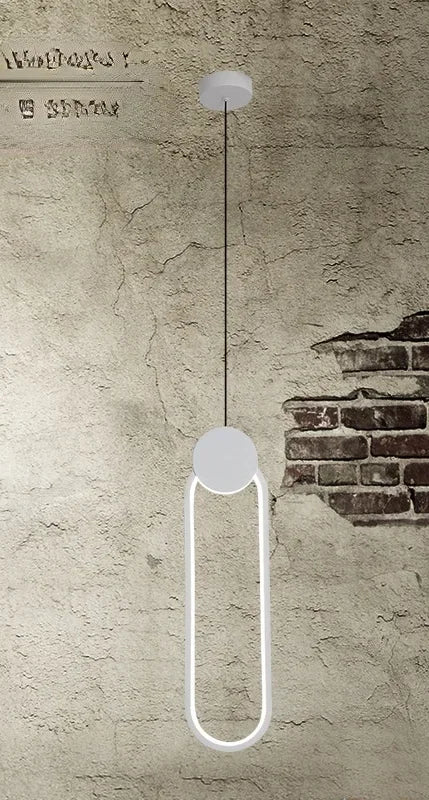 Circular LED Pendant Light with Concentric Circular Form