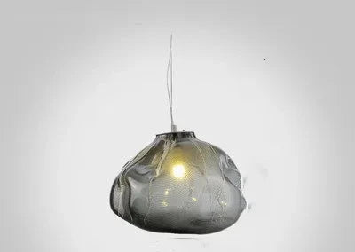Smoked Glass Pendant Light