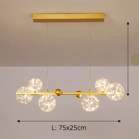 Multi-Head Pendant Light with Color Options