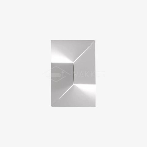 Wall Light with Geometric Aluminum Relief and Integrated LED