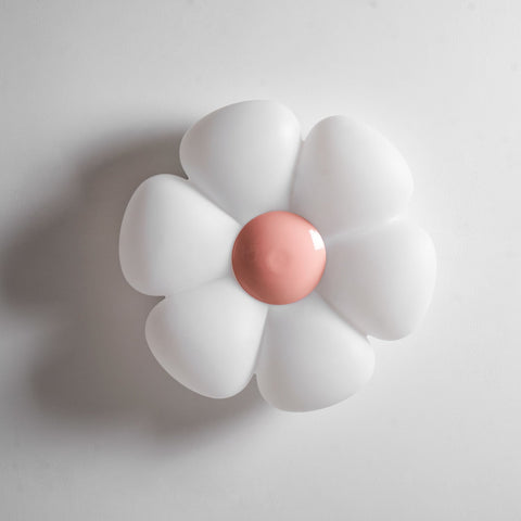 Blooming Flower Ceiling Lamp with Six-Petal Design