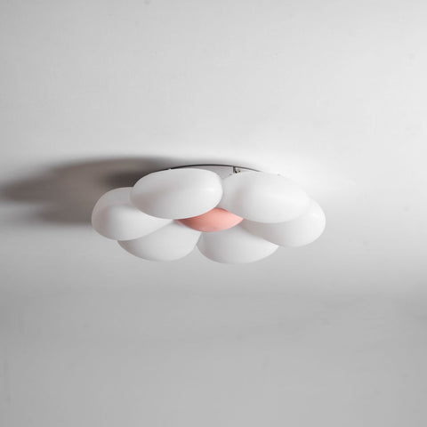 Blooming Flower Ceiling Lamp with Six-Petal Design
