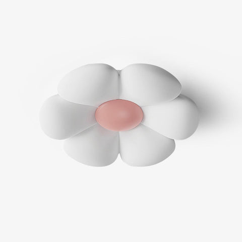 Blooming Flower Ceiling Lamp with Six-Petal Design