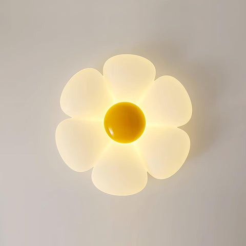 Blooming Flower Ceiling Lamp with Six-Petal Design