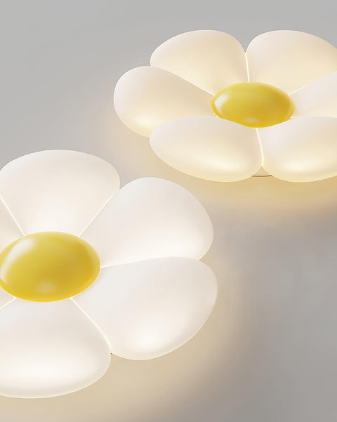 Blooming Flower Ceiling Lamp with Six-Petal Design