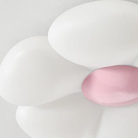 Blooming Flower Ceiling Lamp with Six-Petal Design