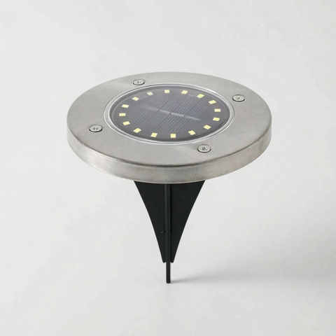 Solar Ground Lights with Multiple LED and Pack Options