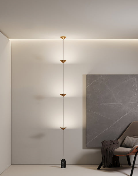 Soreluna Adjustable Floor Lamp with Marble Counterweight