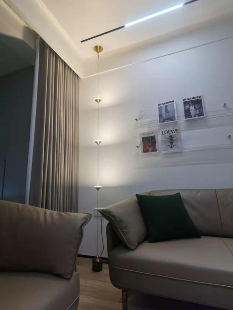 Soreluna Adjustable Floor Lamp with Marble Counterweight