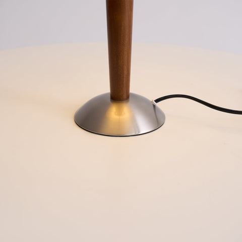 Talonwood Table Lamp with Wood Base and Fabric Shade