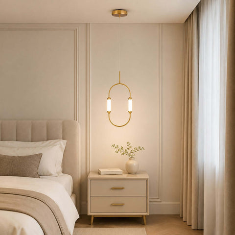 Modern Oval LED Pendant Chandelier