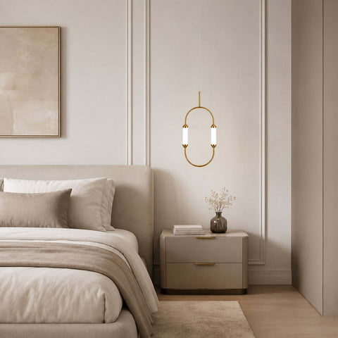 Modern Oval LED Pendant Chandelier