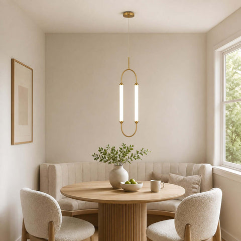 Modern Oval LED Pendant Chandelier