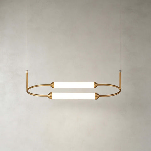 Modern Oval LED Pendant Chandelier
