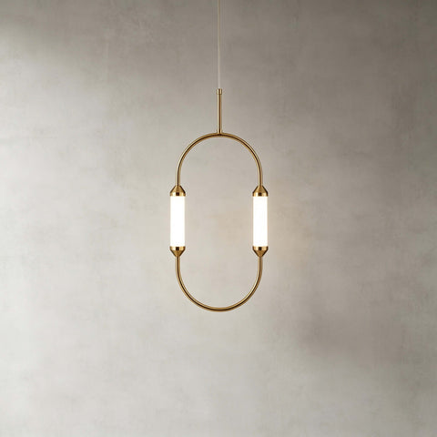 Modern Oval LED Pendant Chandelier