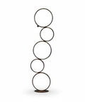 Five-Ring LED Floor Lamp with Touch Control — product view