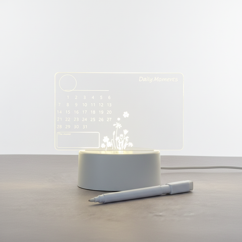 Clear Acrylic LED Message Board with USB or Battery Power