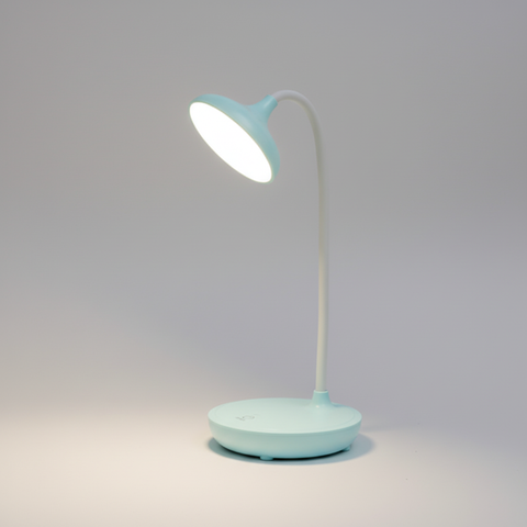 LED Desk Lamp with Flexible Neck and Rechargeable Battery