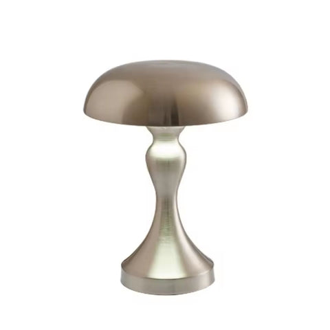 Modern Rechargeable Metal Table Lamp with Touch Control for Bedroom and Desk