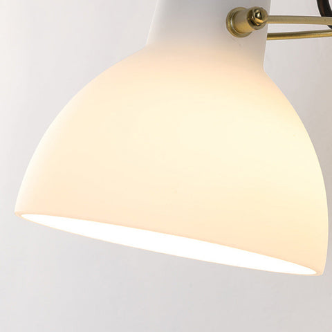 Glass Wall Sconce with Simple Bell Shade