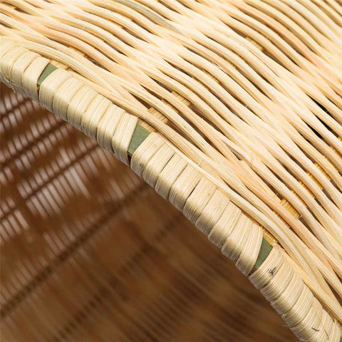 Tapered Rattan Basket Pendant Light