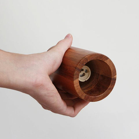 Track Light with Adjustable Wooden Spotlights and Steel Rail