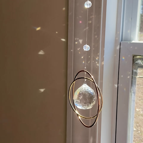 Crystal Teardrop Hanging Ornament