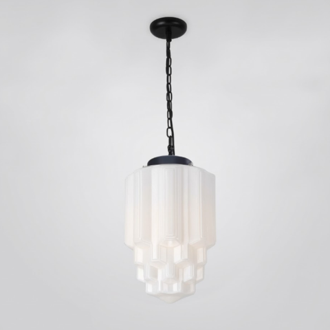 Frosted Glass Pendant Light Series with Adjustable Cord