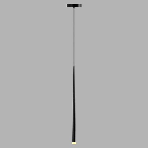 Slim Tapered LED Pendant Light with Metal Body and Minimalist Modern Design