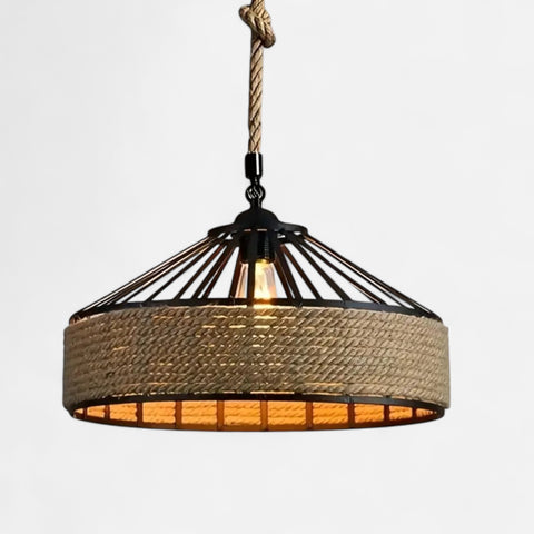 Farmhouse Rope Ceiling Lamp