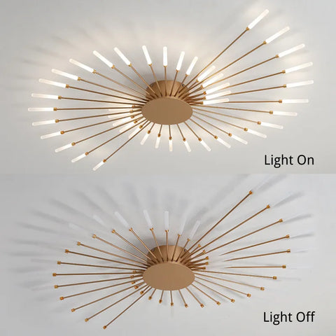Starburst Multi-Arm LED Ceiling Light