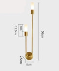 Modern Metal and Acrylic Wall Sconce
