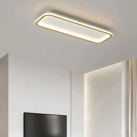 Oval LED Flush-Mount Ceiling Light
