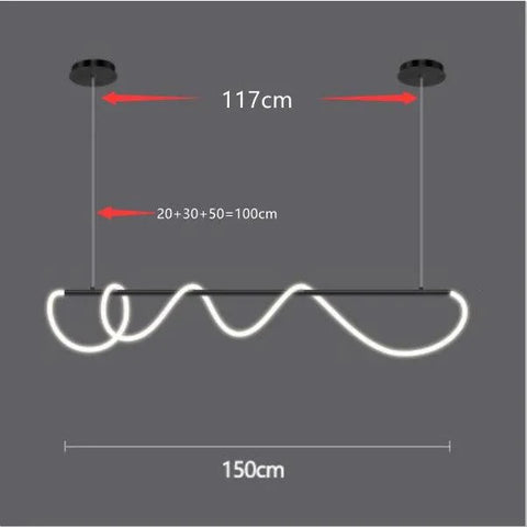 Multi-Ring LED Pendant Light