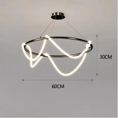 Multi-Ring LED Pendant Light