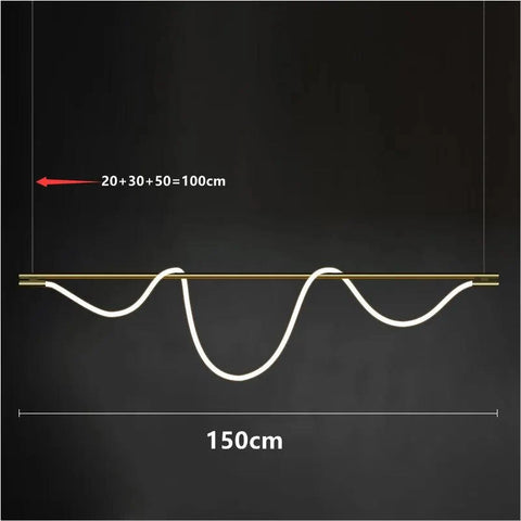 Multi-Ring LED Pendant Light