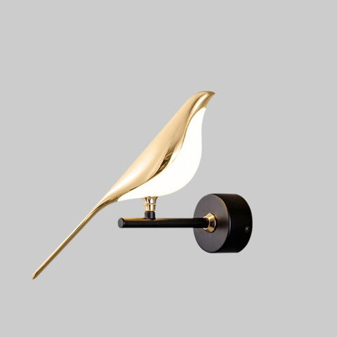 Sculptural Bird LED Wall Lamp with Magnetic Design for Modern Indoor Lighting