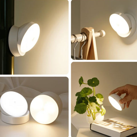 Rechargeable Mini Acrylic LED Wall Light for Bedside