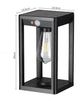 Solar Outdoor Column Light with Motion Sensor — product view