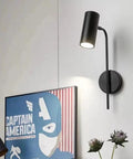 Rotatable Metal Wall Sconce for Bedside Reading — product view