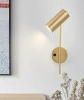 Rotatable Metal Wall Sconce for Bedside Reading — product view